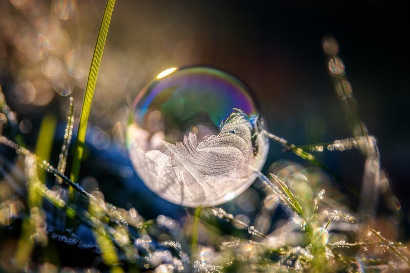 z4233 Frozen Rainbow Bubble - Ventnor to St Catherine's inc Bonchurch, Whitwell & the Undercliff