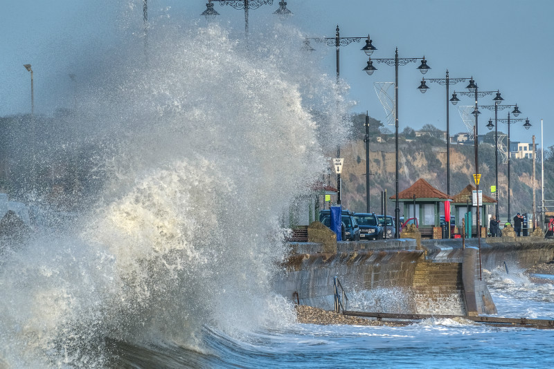 z3160 Waves and Spray Shanklin - Sandown, Shanklin, Luccombe and Wroxall