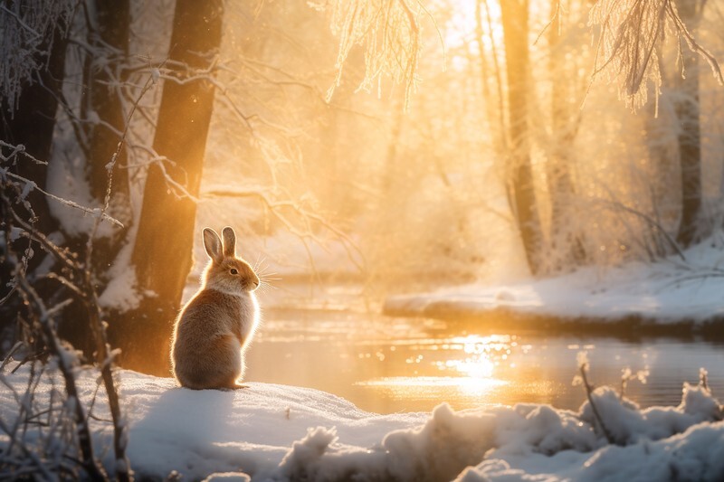 pr051 Waiting for Spring - Photorealism Gallery