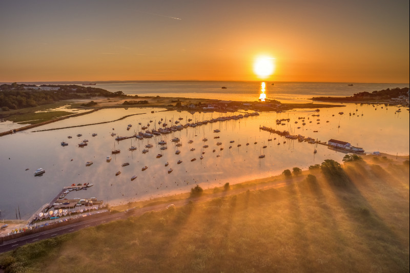 z3262 Misty Sunrise, Bembridge Harbour