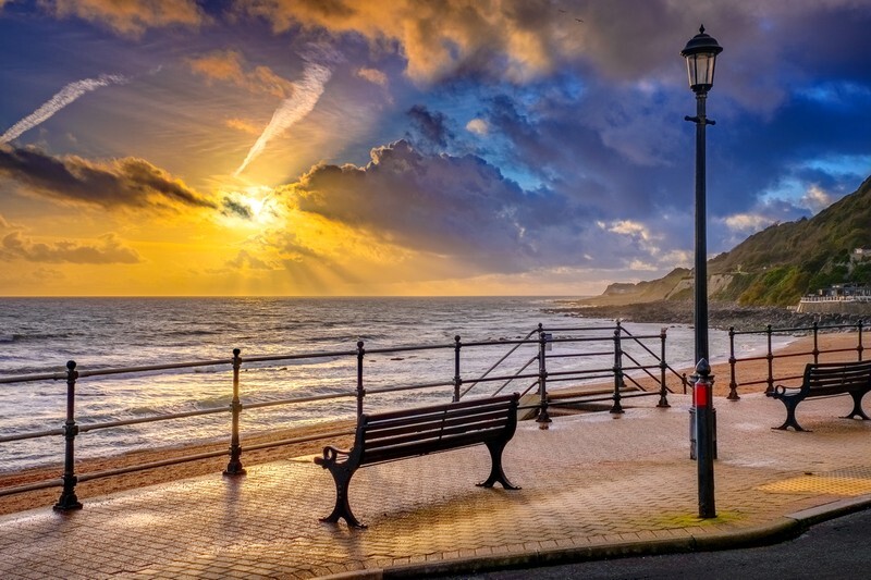 z4429 Evening Light Ventnor Beach - Latest images