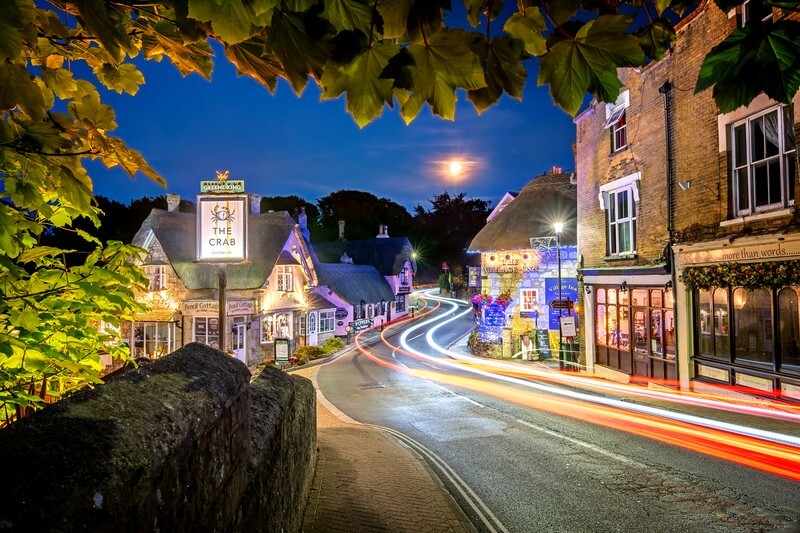 z4297 Shanklin Old Village at Dusk - Sandown, Shanklin, Luccombe and Wroxall