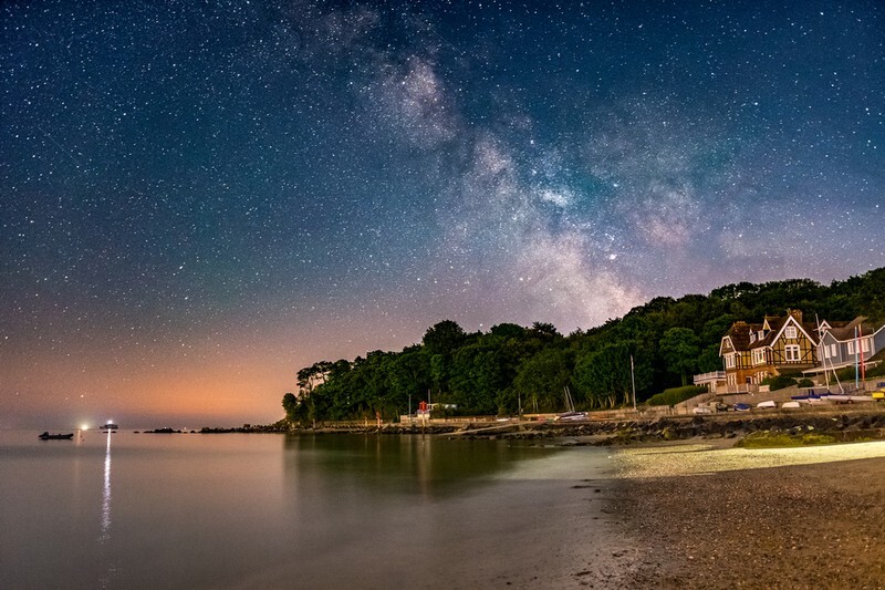 z3901 Seagrove Bay under the Stars - Seaview to Bembridge, Whitecliff Bay and Brading