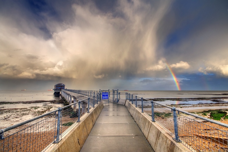 z2543 Passing Showers, Bembridge Lifeboat Station - Seaview to Bembridge, Whitecliff Bay and Brading