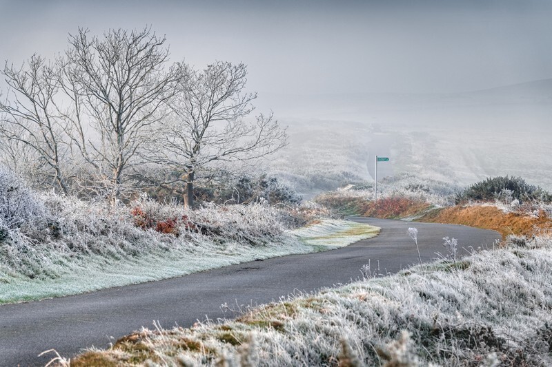 z3951 Early Winter Ice, Ventnor Down - Ventnor to St Catherine's inc Bonchurch, Whitwell & the Undercliff