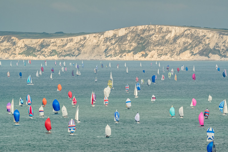 z3084 Round the Island Race, Tennyson Down - Blackgang to Compton inc Brighstone, Shorwell & West Wight