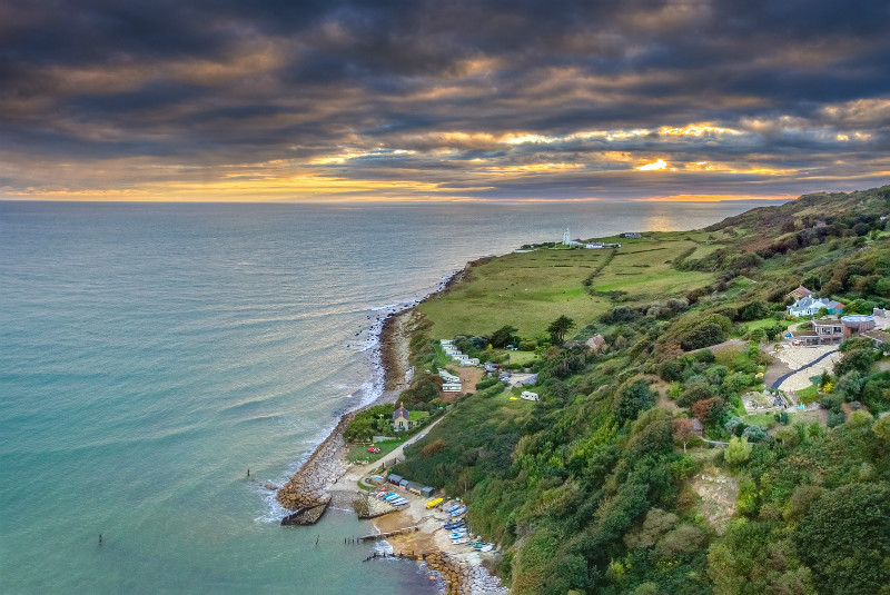z2957 Castlehaven View Niton - 'Aerial Visions Photography' showing the beautiful IOW from the air