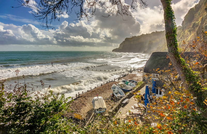 z2969 October Surf Fishermans Beach Shanklin - Sandown, Shanklin, Luccombe and Wroxall