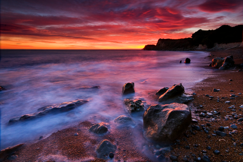 z1509 After Sunset, Orchard Bay - Ventnor to St Catherine's inc Bonchurch, Whitwell & the Undercliff