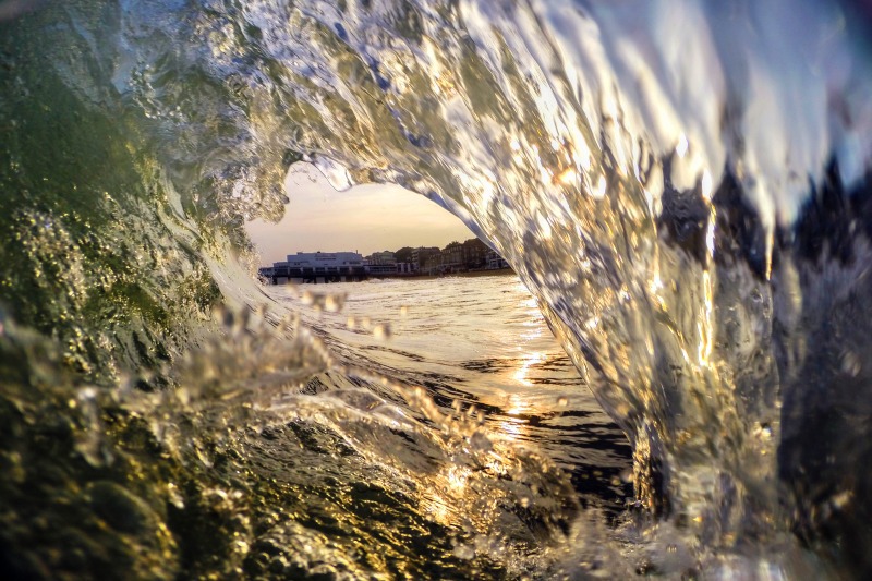 z2520 Glassy Hollow Wave, Sandown Bay - Sandown, Shanklin, Luccombe and Wroxall