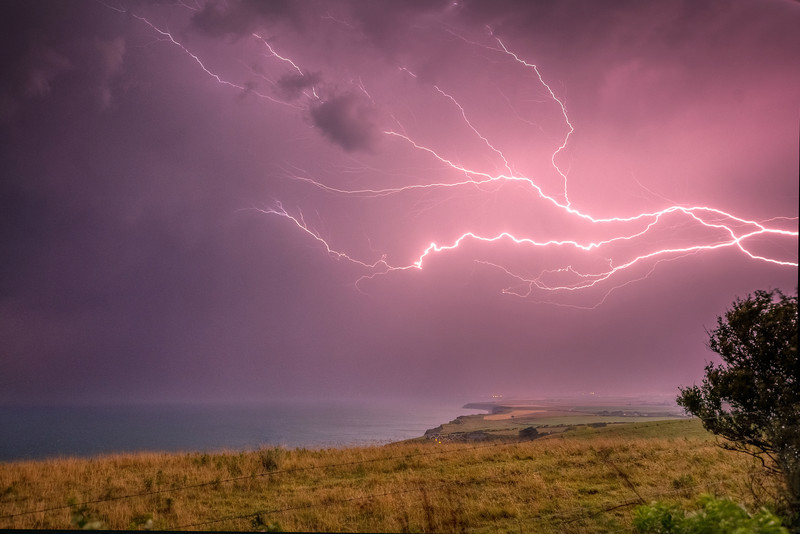 z3089 Crawler Lightning over Brighstone - The