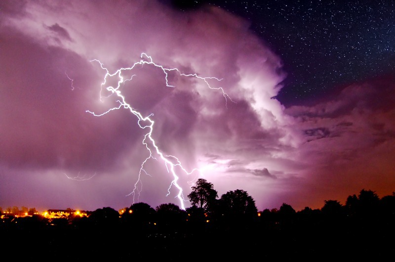 402 Lightning over Shanklin - The