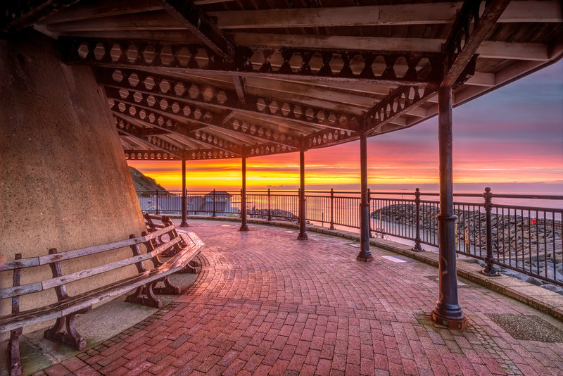 z2878 Sunrise from Ventnor Bandstand - Ventnor to St Catherine's inc Bonchurch, Whitwell & the Undercliff