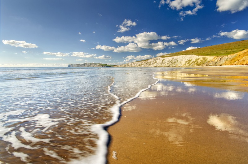 z2286 Autumnal Day at Compton Bay - Blackgang to Compton inc Brighstone, Shorwell & West Wight
