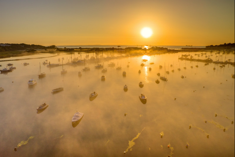 z3269 Misty Harbour, Bembridge - 'Aerial Visions Photography' showing the beautiful IOW from the air