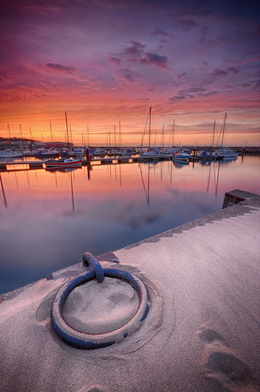 z2179 Ryde Harbour at Sunset - East Cowes to Ryde inc Haventstreet, Ashey, Wooton & Binstead