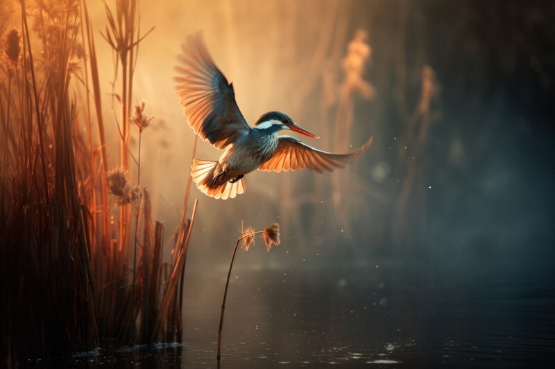 pr103 Ethereal Kingfisher - Latest Photorealism images