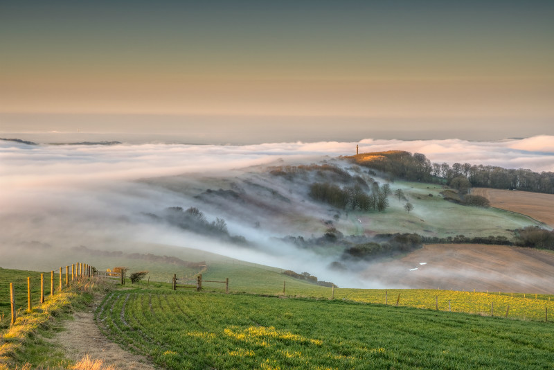 z3033 Liquid Mist, St Catherines Down - Blackgang to Compton inc Brighstone, Shorwell & West Wight