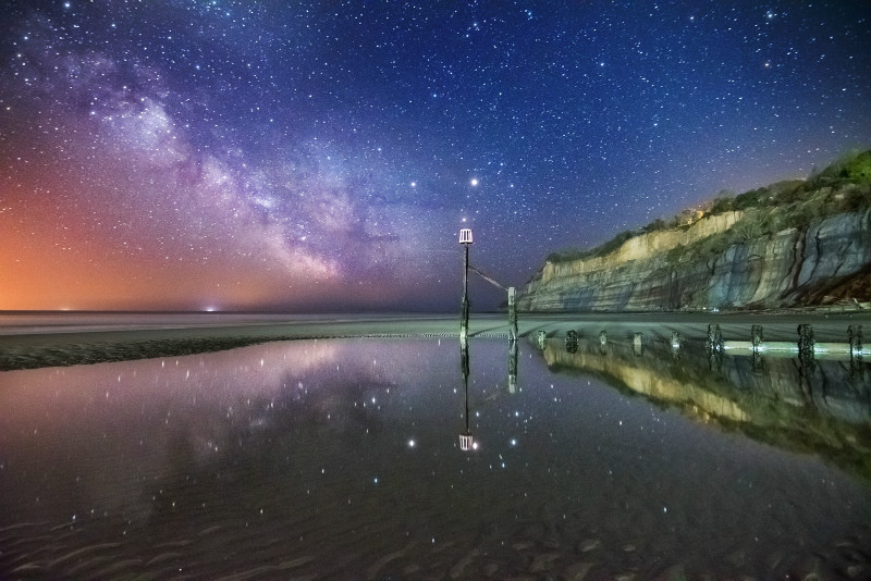 z2909 Reflections of the Night, Shanklin Beach - Sandown, Shanklin, Luccombe and Wroxall