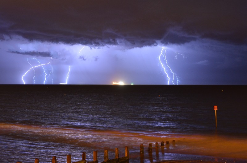 z2240 Evening Storm, Sandown Bay - The