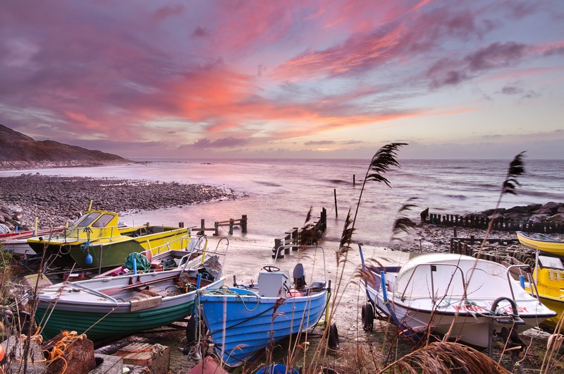 z2314 Castle Haven at Dawn, Niton - Ventnor to St Catherine's inc Bonchurch, Whitwell & the Undercliff
