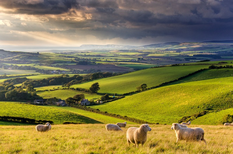 z2287 Before the Storm, Wroxall Down - Sandown, Shanklin, Luccombe and Wroxall