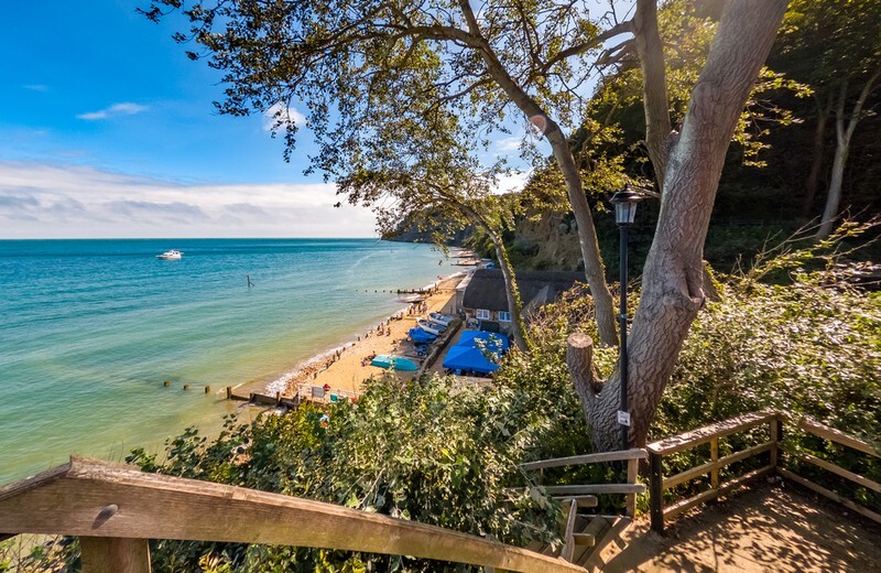 z3760 Shanklin Chine Beach - Sandown, Shanklin, Luccombe and Wroxall