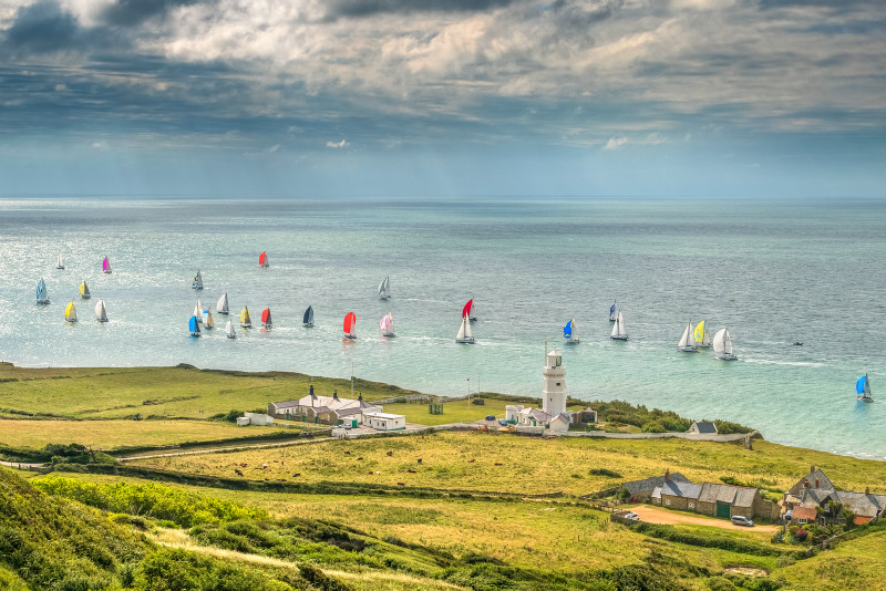 z3079 Round the Island Race, St Catherine's - Ventnor to St Catherine's inc Bonchurch, Whitwell & the Undercliff
