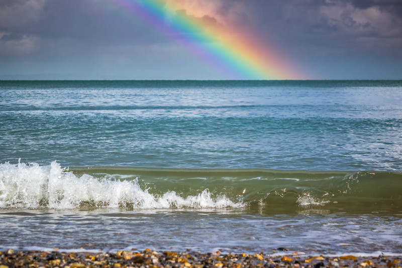 z2961 Rainbow Wave Seagrove Bay - Seaview to Bembridge, Whitecliff Bay and Brading