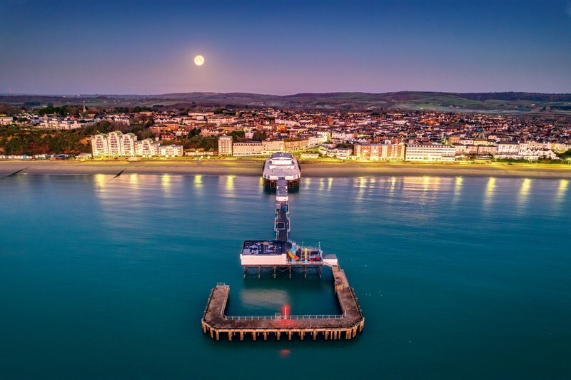 z4010 Dawn, Overlooking Sandown Pier - Sandown, Shanklin, Luccombe and Wroxall