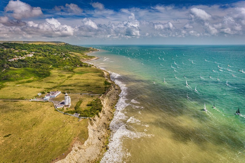 z4069 Round the Island Race, St Catherine's Point - Ventnor to St Catherine's inc Bonchurch, Whitwell & the Undercliff