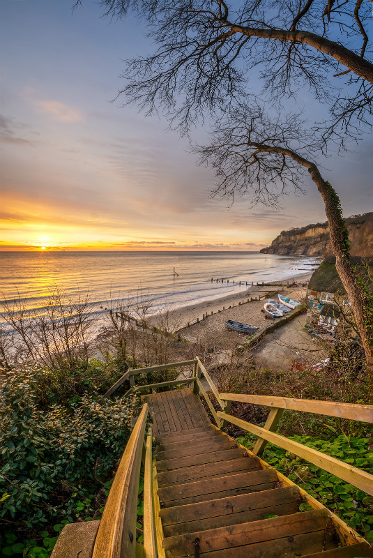 z3167 Sunrise, Fishermans Beach, Shanklin - Sandown, Shanklin, Luccombe and Wroxall