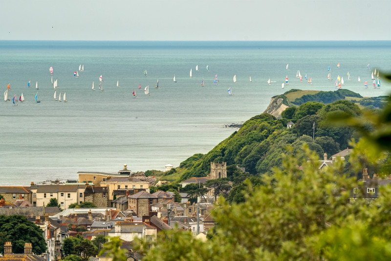 z3081 Round the Island Race, Ventnor - Ventnor to St Catherine's inc Bonchurch, Whitwell & the Undercliff