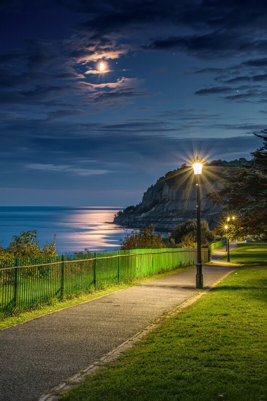 z4412 Moonlight Reflections over Luccombe - Latest images