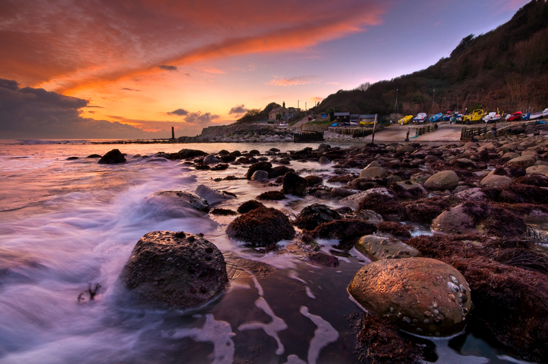 z1719 Sunset at Castle Haven - Ventnor to St Catherine's inc Bonchurch, Whitwell & the Undercliff
