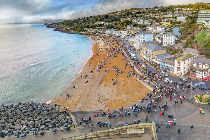 z4333 Boxing Day Swim West View - Ventnor to St Catherine's inc Bonchurch, Whitwell & the Undercliff