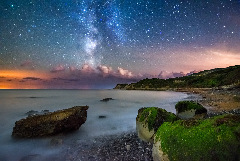 z2960 Setting Milky Way near St Lawrence - Ventnor to St Catherine's inc Bonchurch, Whitwell & the Undercliff