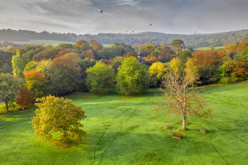 z3515 In an Autumnal Mood Big Mead Shanklin - Sandown, Shanklin, Luccombe and Wroxall