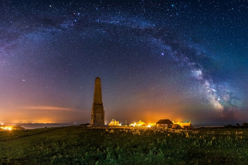z2740 Yarborough Monument under the Stars, Culver Down - Sandown, Shanklin, Luccombe and Wroxall