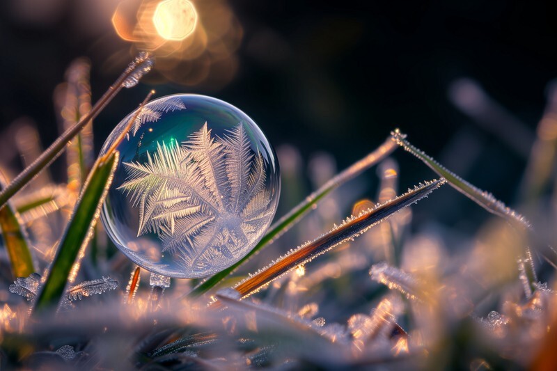 z4234 Ice Fern Bubble - Ventnor to St Catherine's inc Bonchurch, Whitwell & the Undercliff