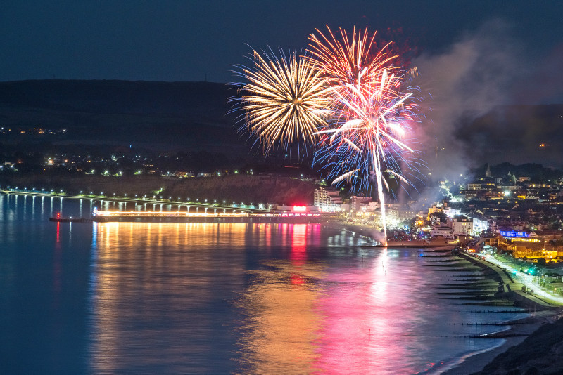 z2948 Sandown Regatta Fireworks - Sandown, Shanklin, Luccombe and Wroxall