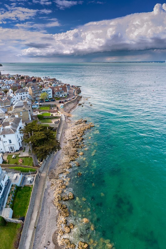 z3904 Overlooking Seaview in Summer - Seaview to Bembridge, Whitecliff Bay and Brading