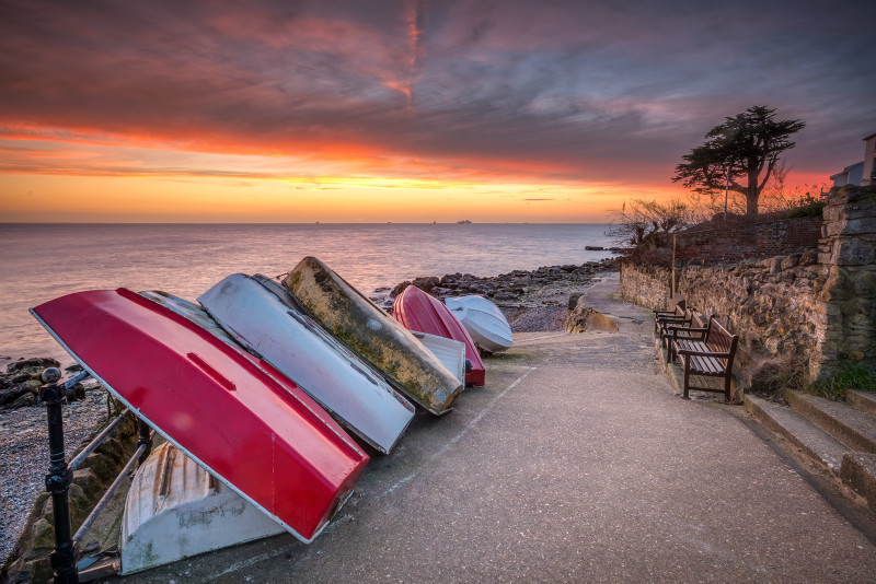 z3021 Seaview Sunrise - Seaview to Bembridge, Whitecliff Bay and Brading