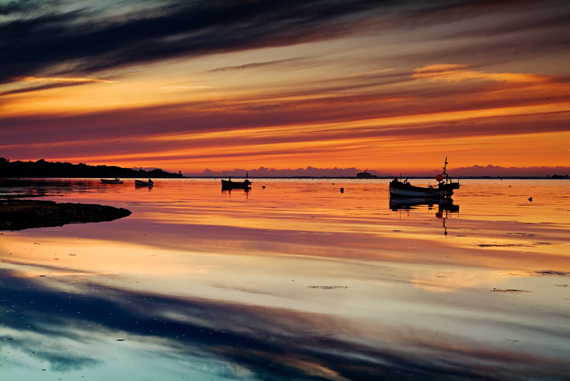 z1020 Bembridge Evening Silk - Seaview to Bembridge, Whitecliff Bay and Brading