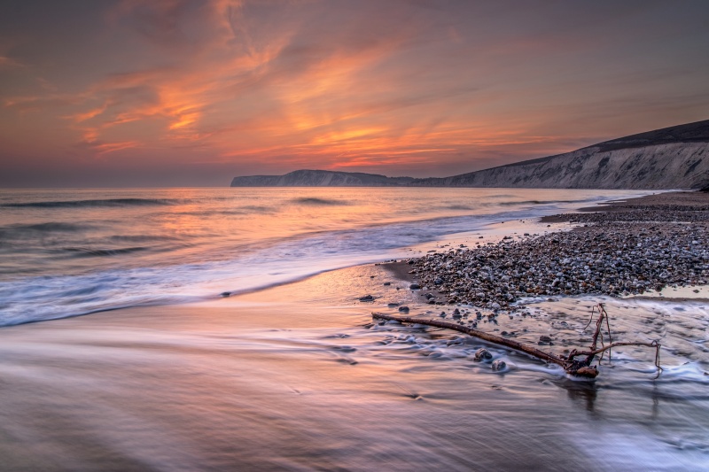 z2662 Retreating Wave, Compton Bay - Blackgang to Compton inc Brighstone, Shorwell & West Wight