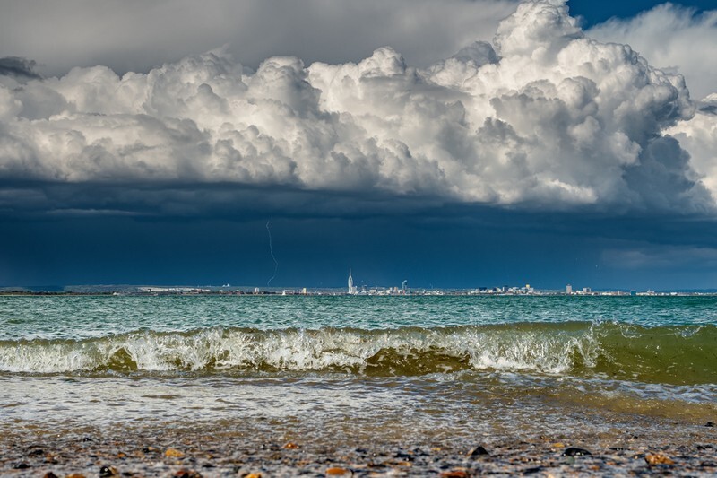 z3779 Storm over Portsmouth - East Cowes to Ryde inc Haventstreet, Ashey, Wooton & Binstead