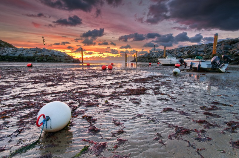 z2361 Ventnor Marina at Sunrise - Ventnor to St Catherine's inc Bonchurch, Whitwell & the Undercliff
