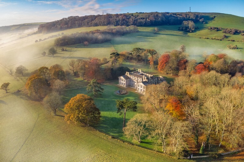 z3952 Autumnal Mists, Appuldurcombe House - Sandown, Shanklin, Luccombe and Wroxall