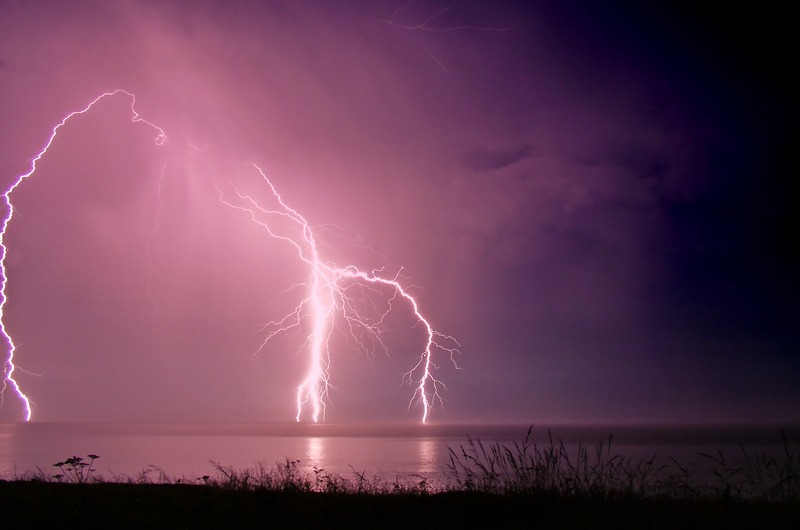 407 Lightning over Compton Bay - The
