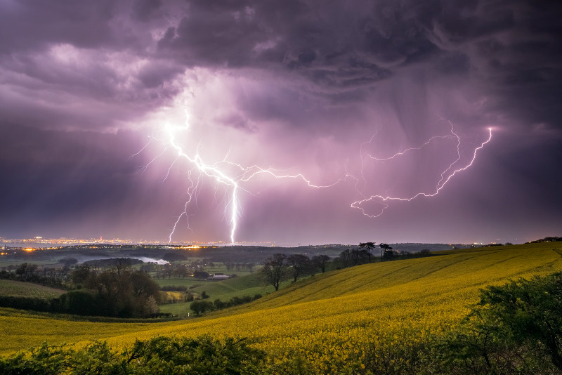 z3201 Solent Storm from Brading Down - The